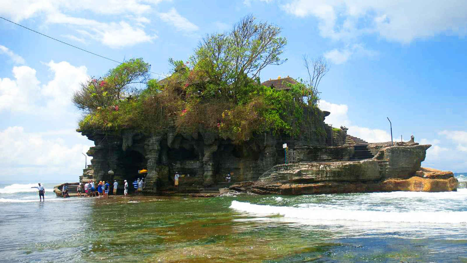 巴厘岛海神庙风景桌面壁纸