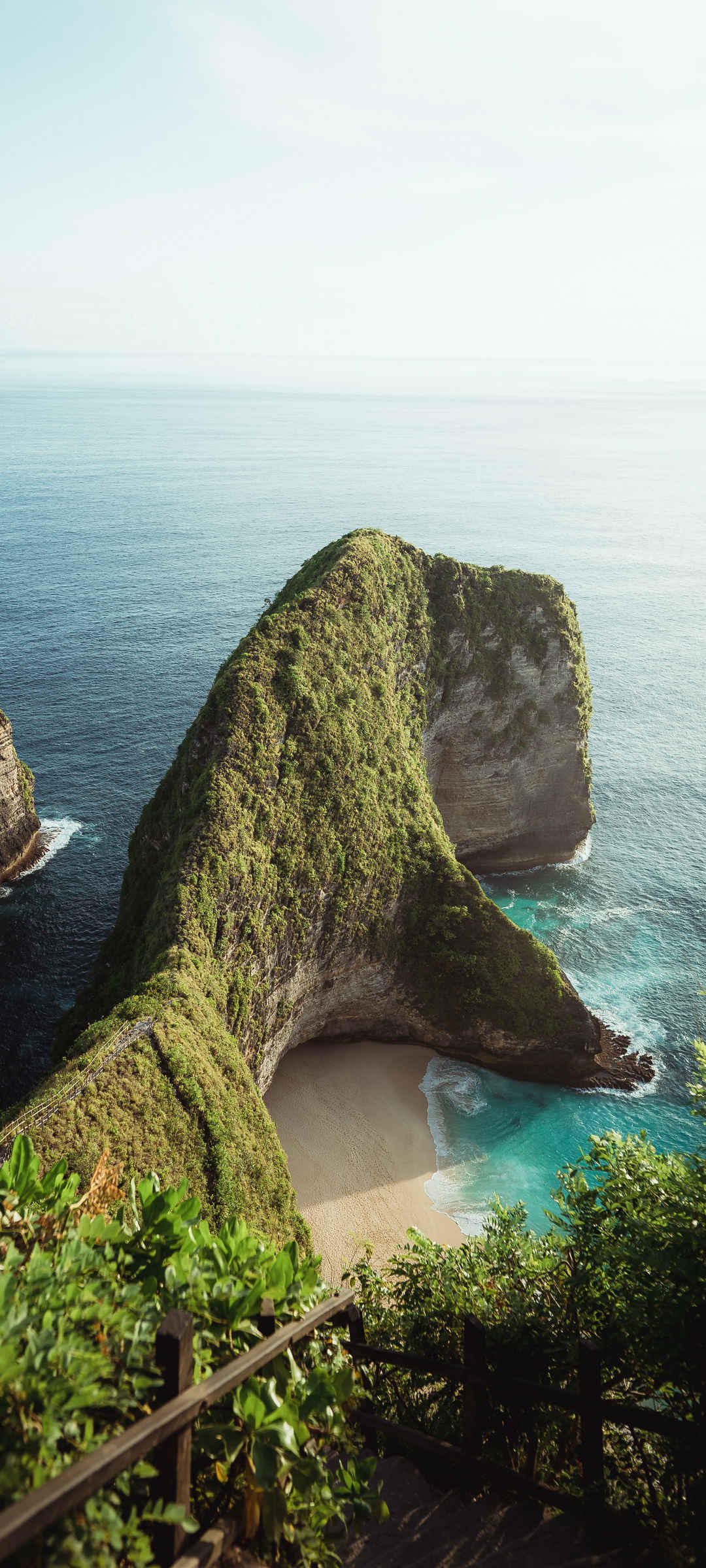 大海风景 海边 岩石 海滩 风景手机壁纸